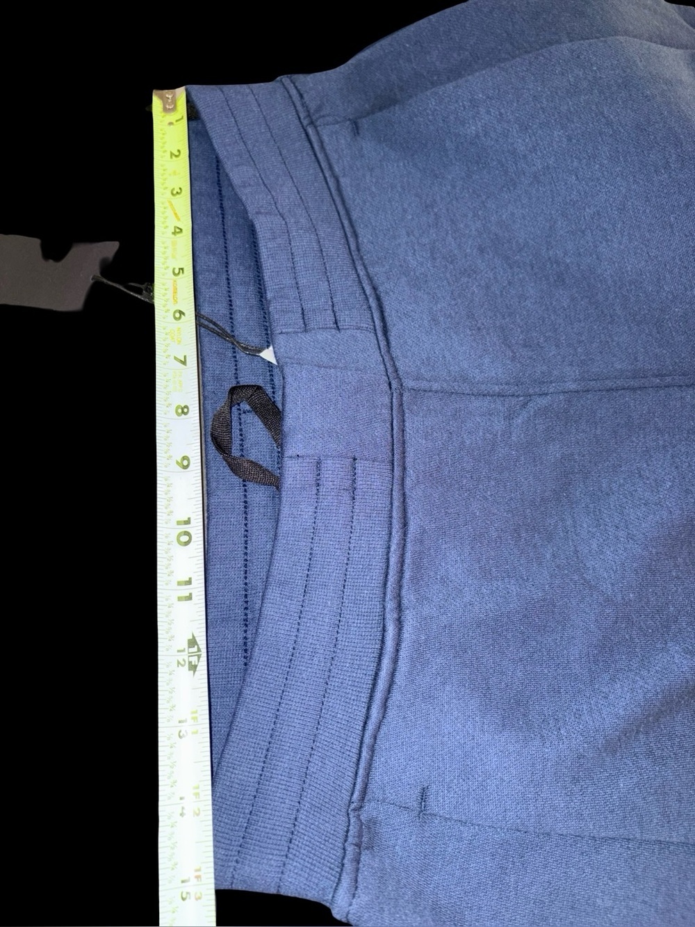 NWT HODO Navy Blue Wide Leg Sweatpants Lounge Pants Size L Tall 34” Inseam - Picture 6 of 7